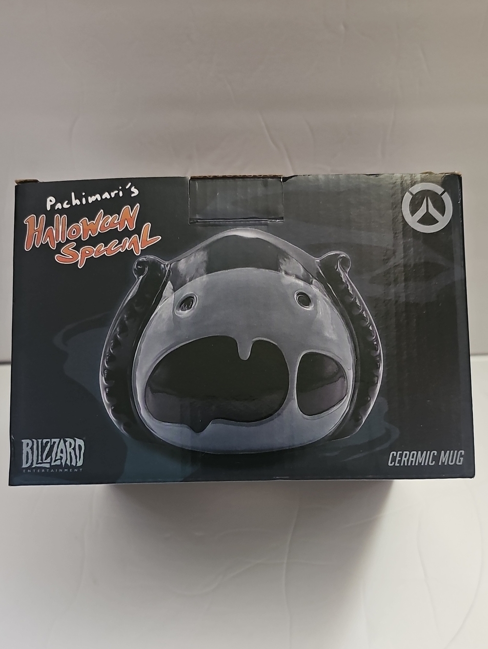 Blizzard Pachimari Halloween Special Ceramic Mug - Gray/Black